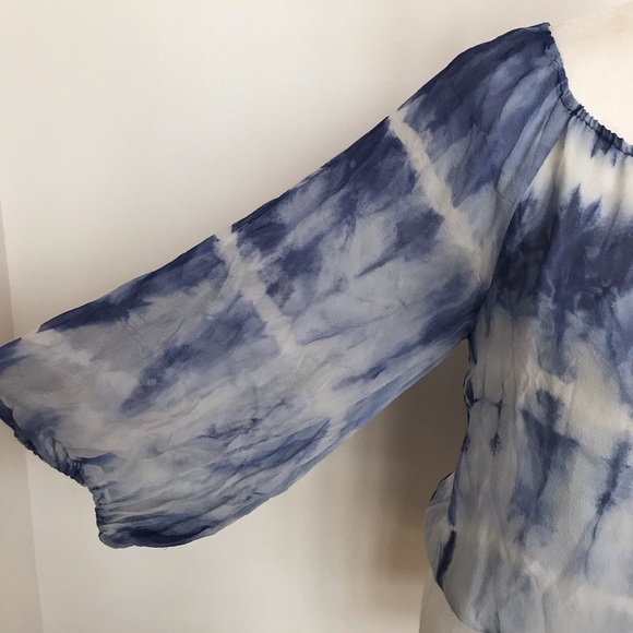 Alice + Olivia silk tie dyed top - Picture 6 of 10